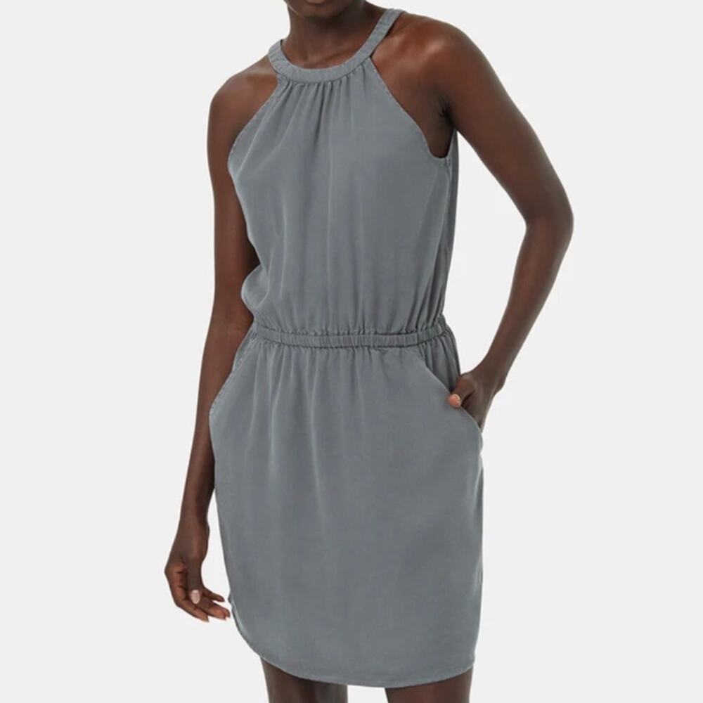 TENTREE | Cypress Dress High Summer Tencel Light Urban Green Sleeveless | XL